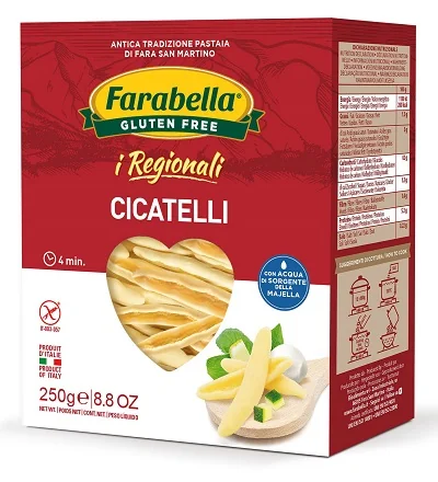 FARABELLA I REGIONALI CICATELLI PASTA FRESCA SENZA GLUTINE 250 G