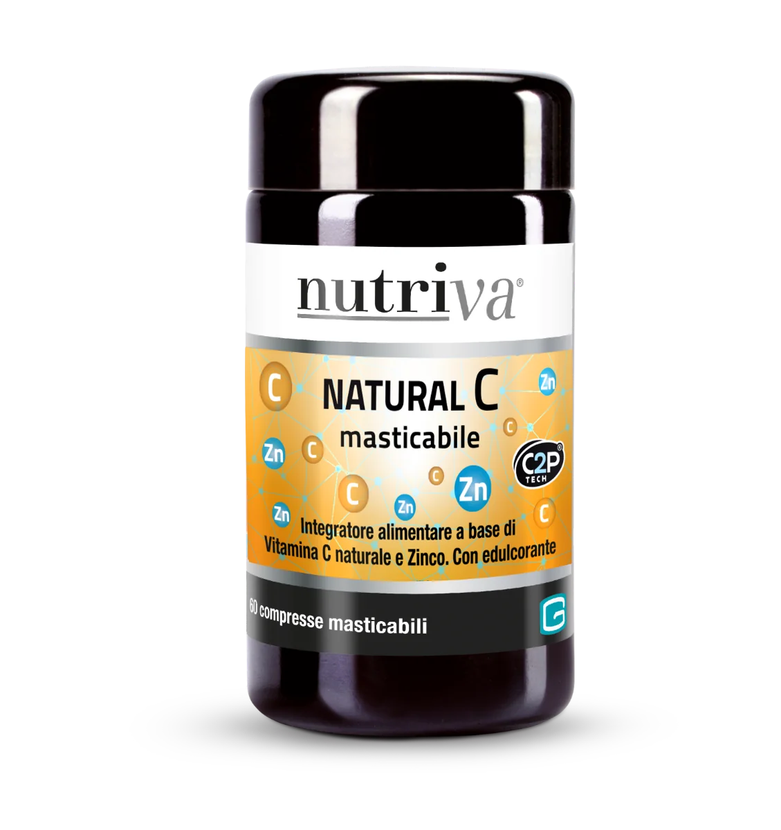 NUTRIVA NATURAL C 60 COMPRESSE MASTICABILI