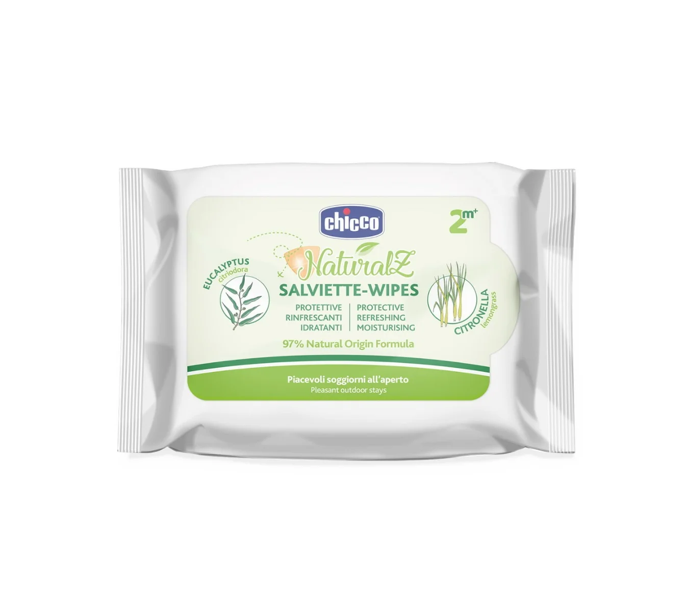 CHICCO SALVIETTE CITRONELLA NATURALZ 20 PEZZI