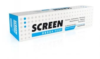 SCREEN DROGA TEST SALIVA 6 TEST MULTIDROGHE RILEVAZIONE 6 SOSTANZE