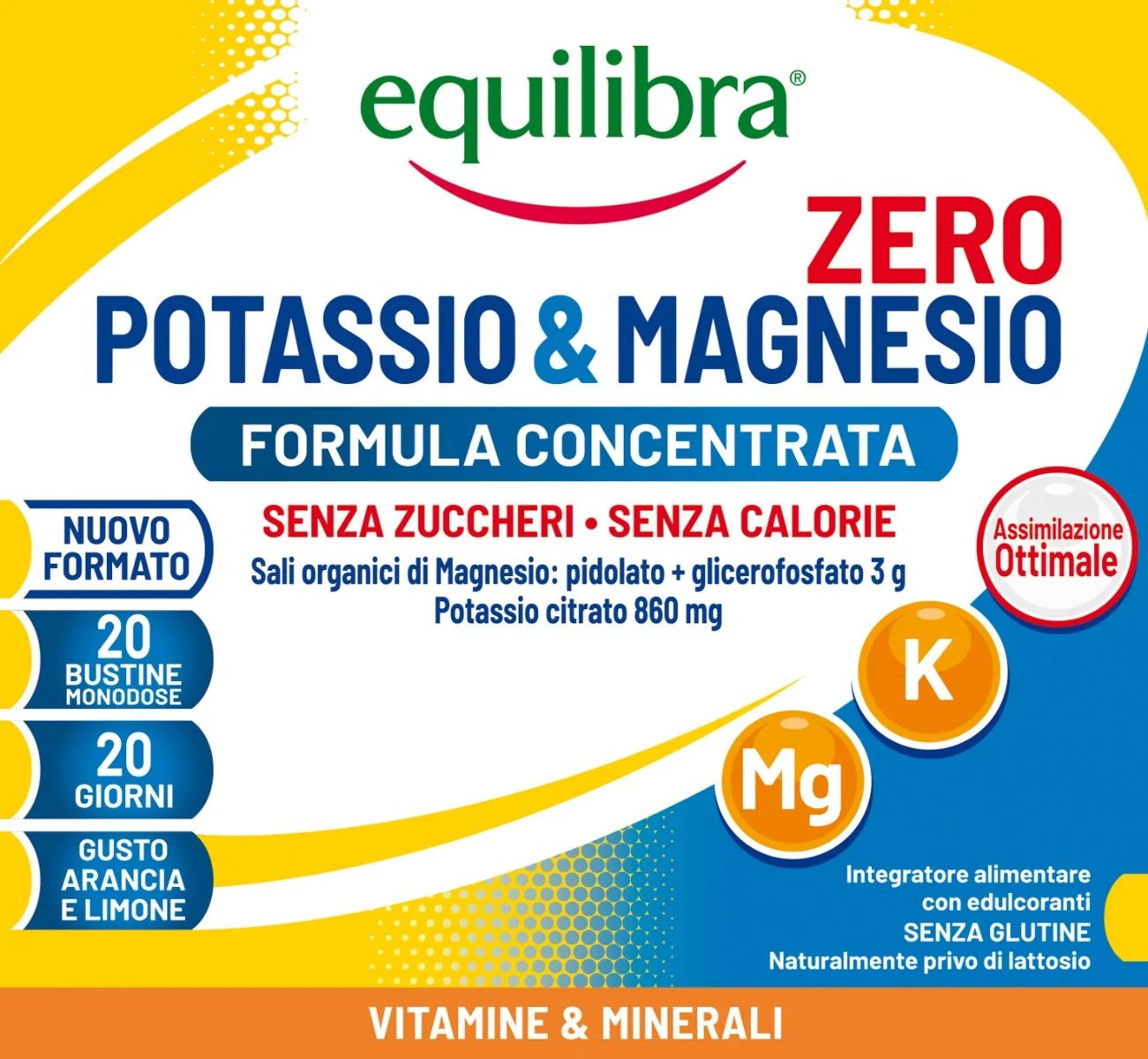 EQUILIBRA POTASSIO&MAGNESIO ZERO 20 BUSTINE