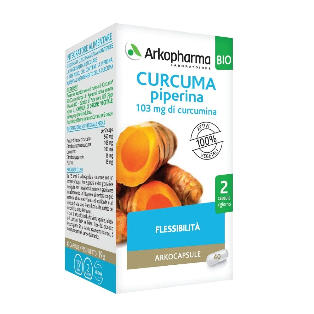 ARKOCPS CURCUMA + PIPERINA 40 CAPSULE