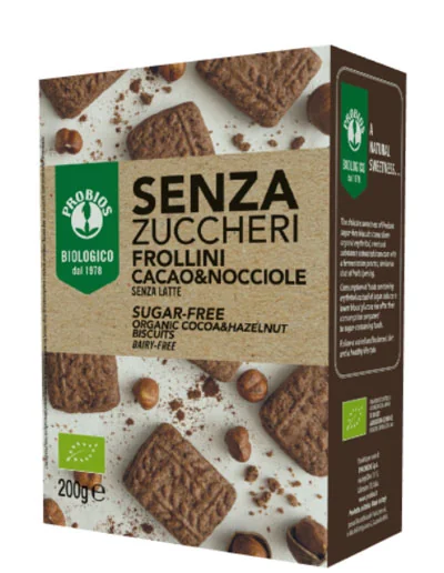 FROLLINI CACAO/NOCCIOLE S/ZUCC