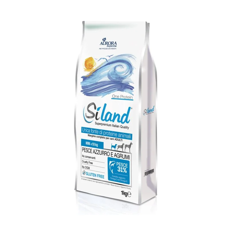 Siland One Protein Pesce Azzurro Agrumi Alimento Cane 1 Kg 