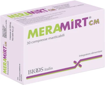 MERAMIRT CM INTEGRATORE STANCHEZZA OCULARE 30 COMPRESSE MASTICABILI