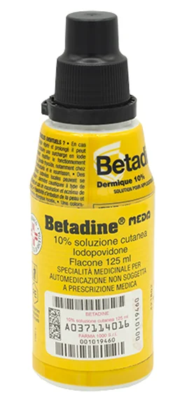 BETADINE SOLUZIONE CUTANEA 125 ML 10%