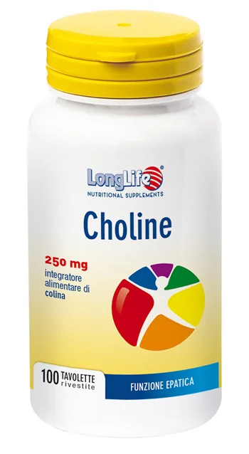 LONGLIFE CHOLINE INTEGRATORE TONICO 100 TAVOLETTE