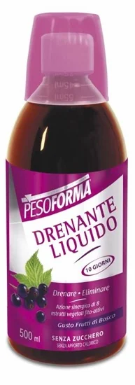 PESOFORMA DRENANTE LIQUIDO INTEGRATORE ELIMINAZIONE LIQUIDI IN ECCESSO 500 ML