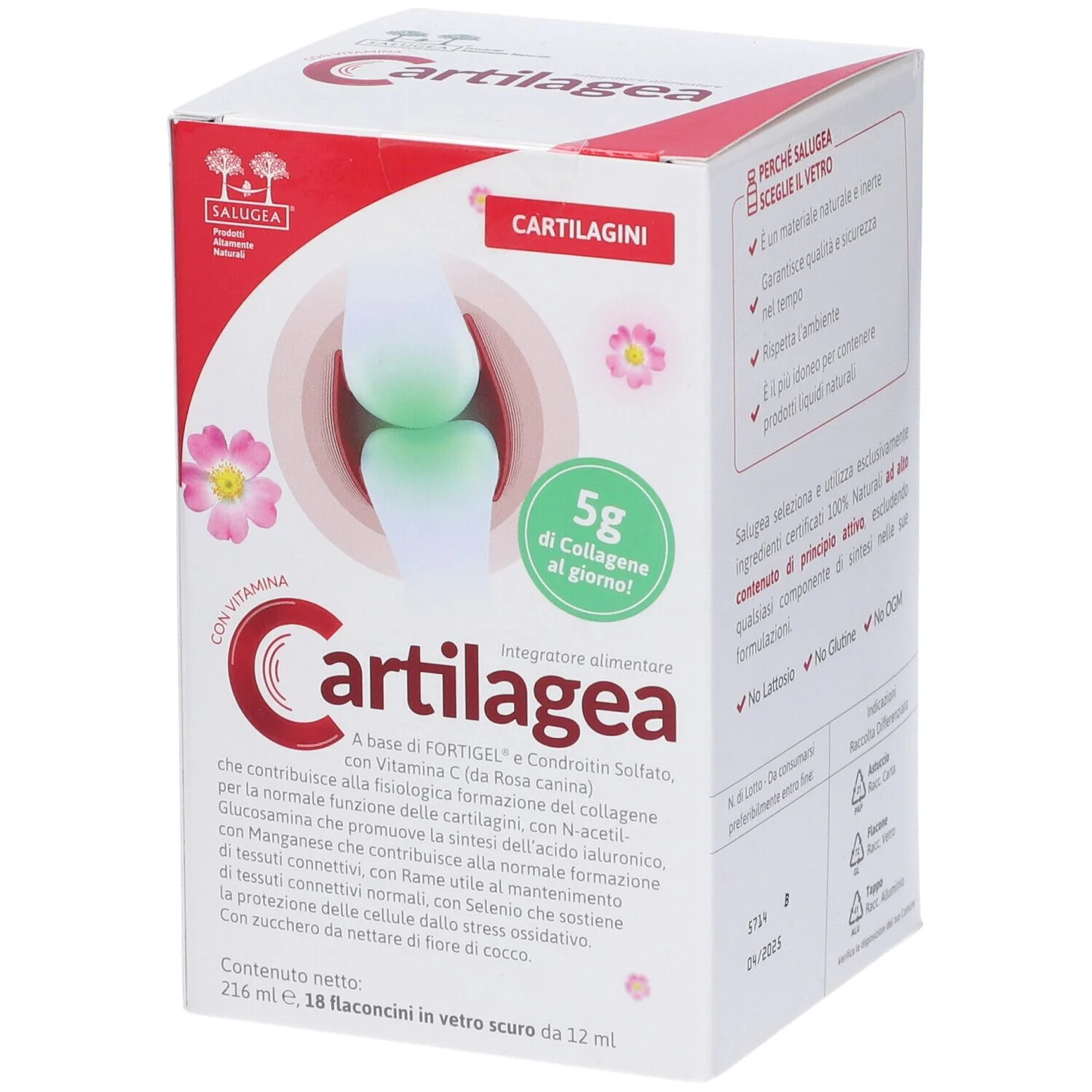 CARTILAGEA SALUGEA 18 FLACONCINI DA 12 ML