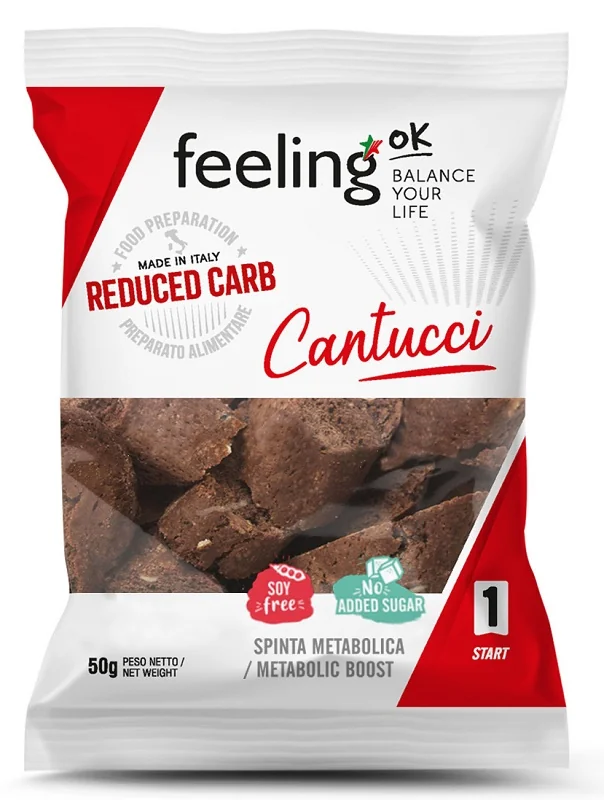 FEELING OK CANTUCCI AL CACAO START 50 G