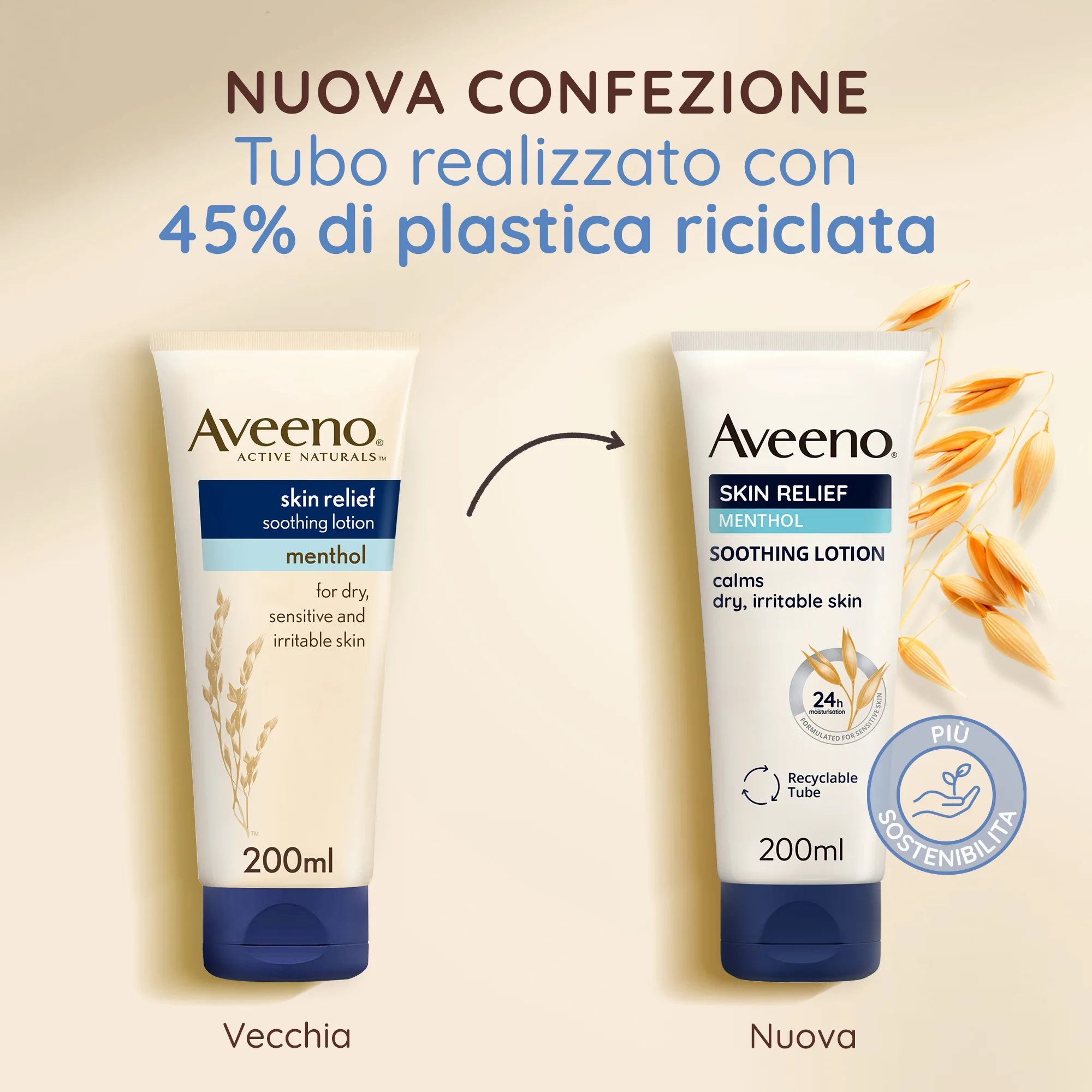 Aveeno Cr Lenitiva Tubo 200Ml 