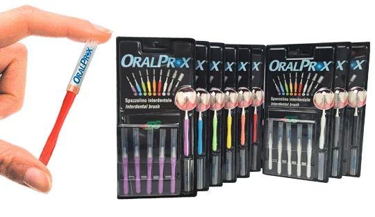 ORALPROX SCOVOLINO INTERDENTALE 1 AZZURRO 6 PEZZI