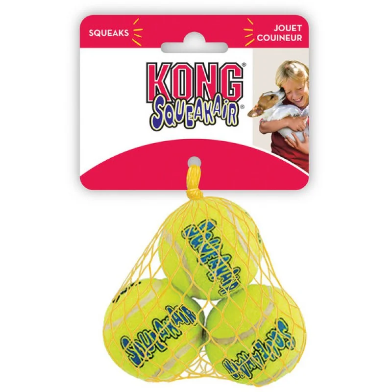 KONG SQUEAKAIR TENNIS BALLS XS 3 PEZZI