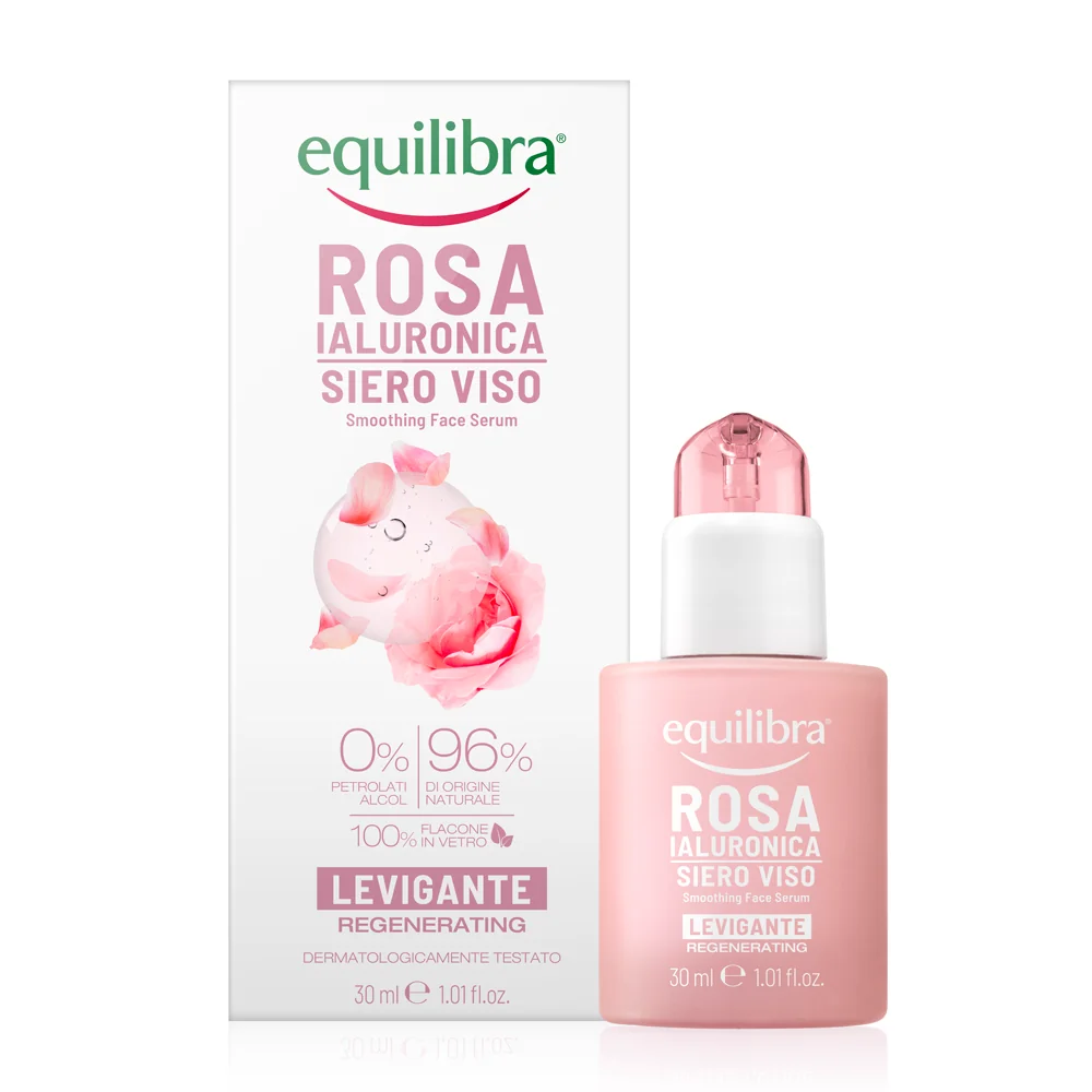 EQUILIBRA ROSA IALURONICA SIERO VISO LEVIGANTE 30 ML