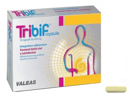 TRIBIF CAPSULE INTEGRATORE FERMENTI LATTICI VIVI ADULTI 10 CAPSULE