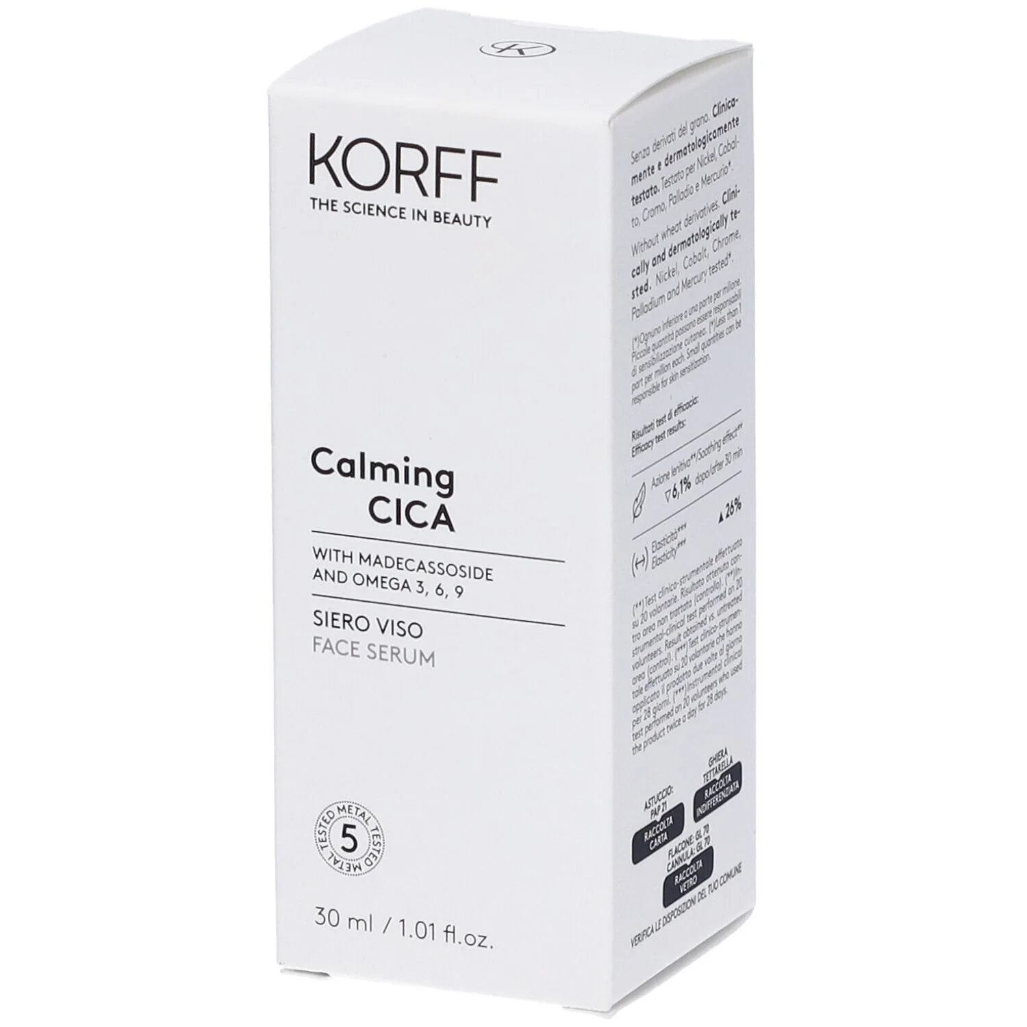 KORFF SIERO CALMING CICA 30 ML