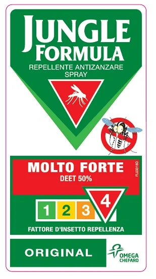 Jungle Formula Molto Forte Spray Original 75 ml Repellente Antizanzare