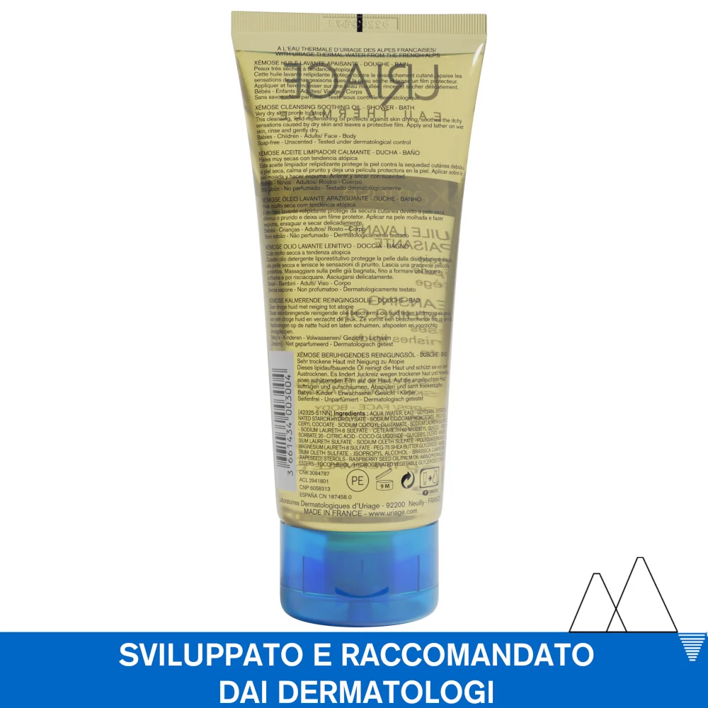 Uriage Xèmose Olio Lavante Lenitivo Doccia e Bagno 200 ml 