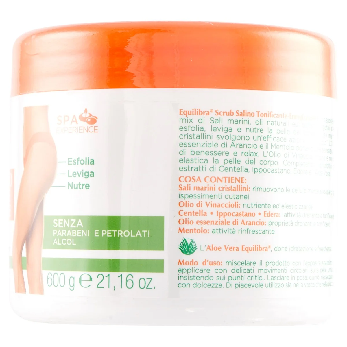 Equilibra Scrub Salino Tonificante 600 G Esfoliante