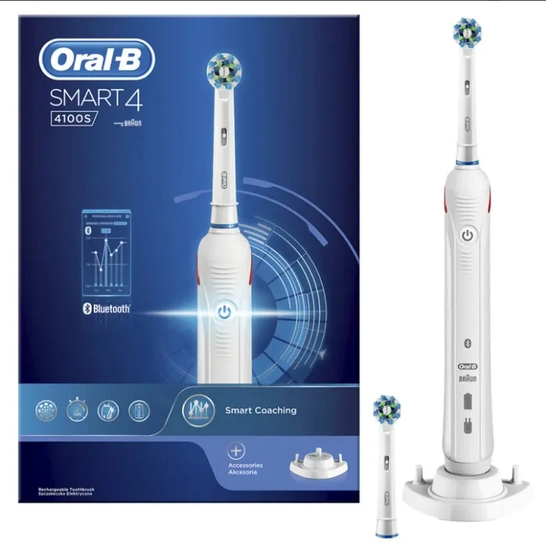 ORAL-B SMART 4 4100S SPAZZOLINO ELETTRICO RICARICABILE BIANCO