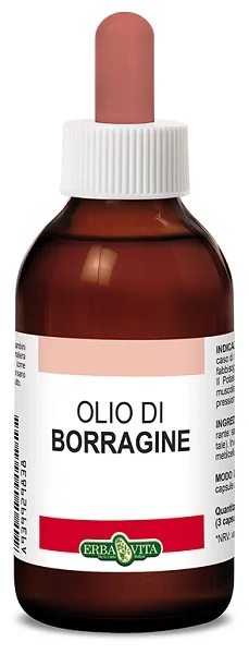 ERBA VITA OLIO DI BORRAGINE INTEGRATORE BENESSERE DELLA PELLE 30 ML