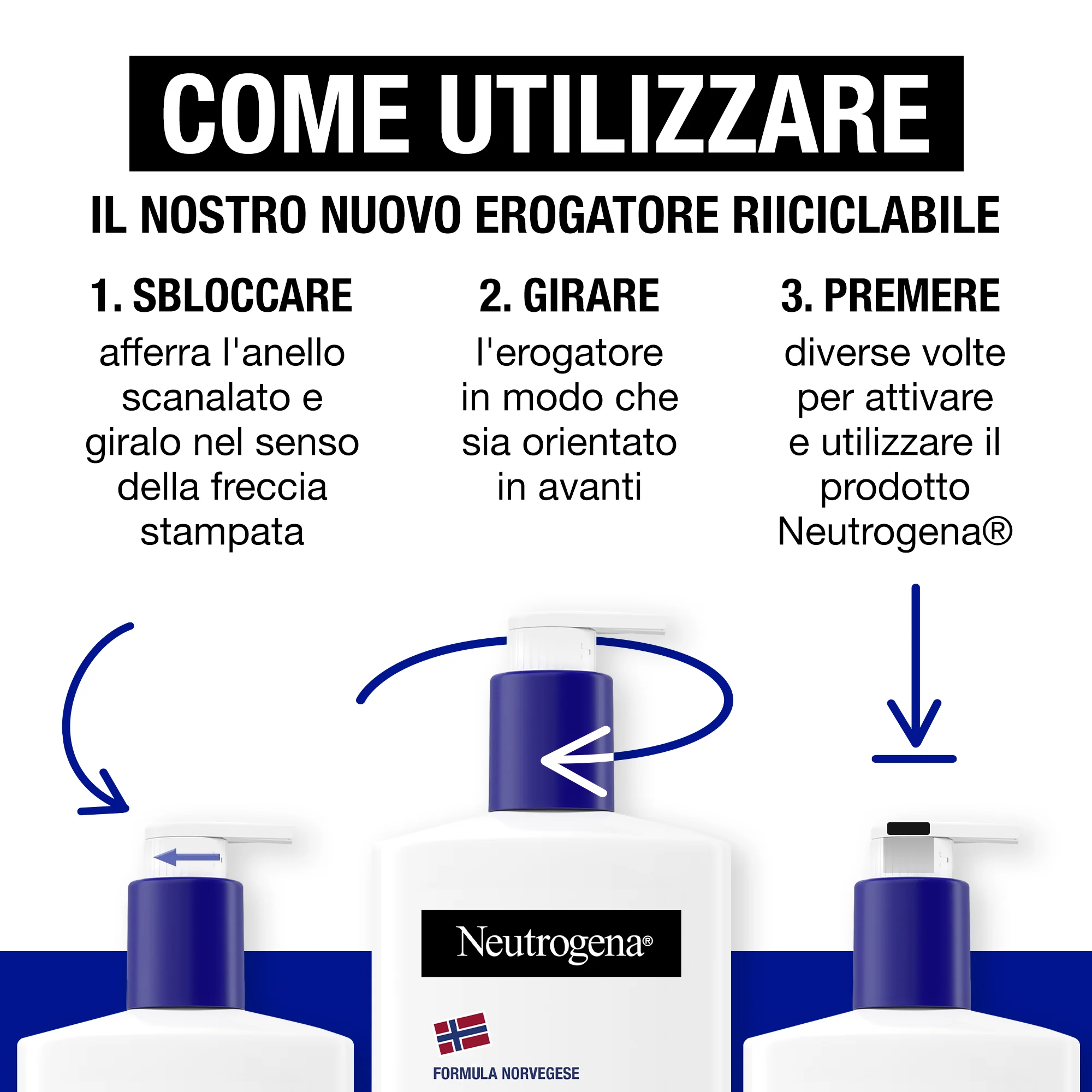 Neutrogena Crema Corpo Fluida 400 ml Idratazione della Pelle