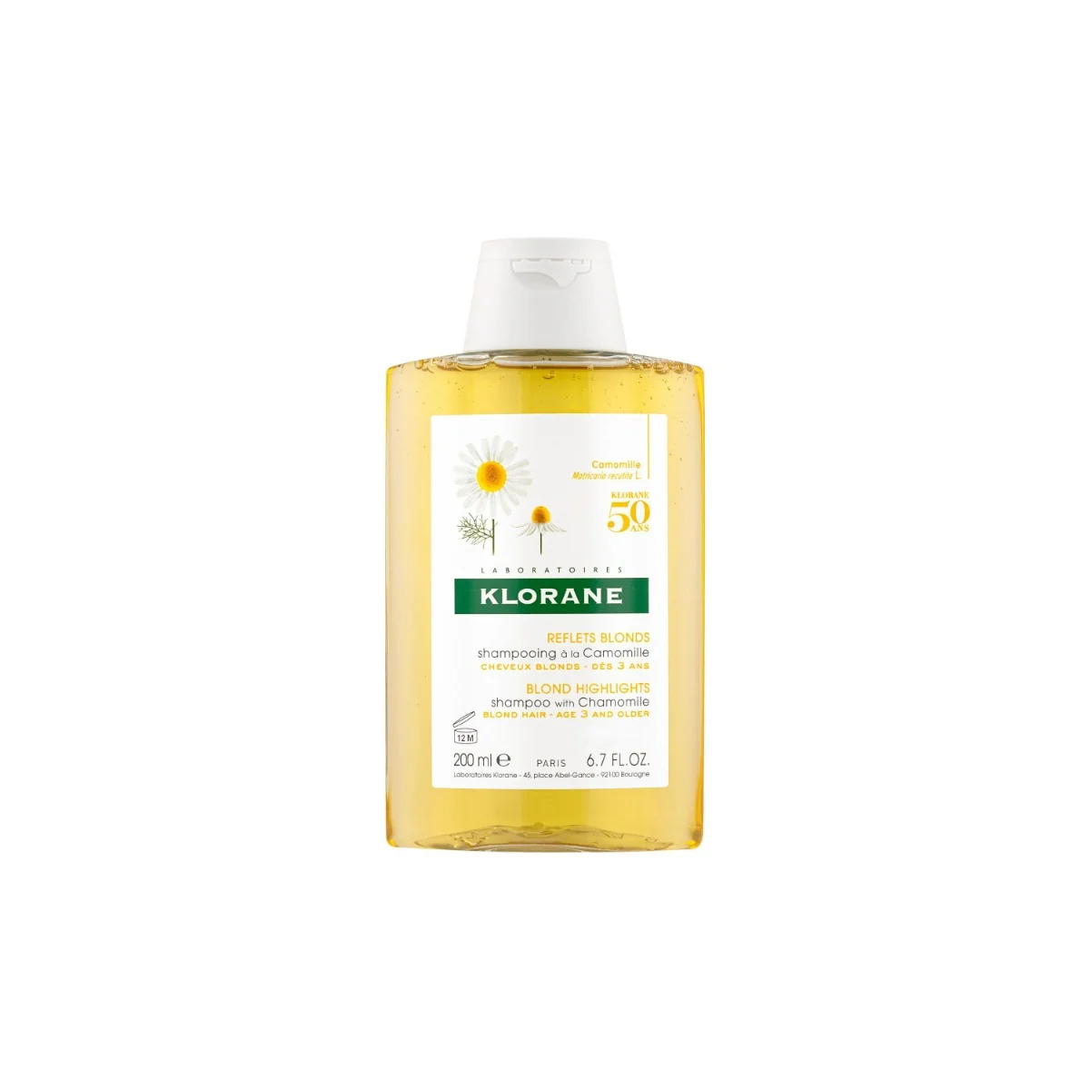 KLORANE SHAMPOO CAMOMILLA 200 ML