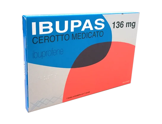 IBUPAS 136 MG IBUPROFENE 7 CEROTTI MEDICATI