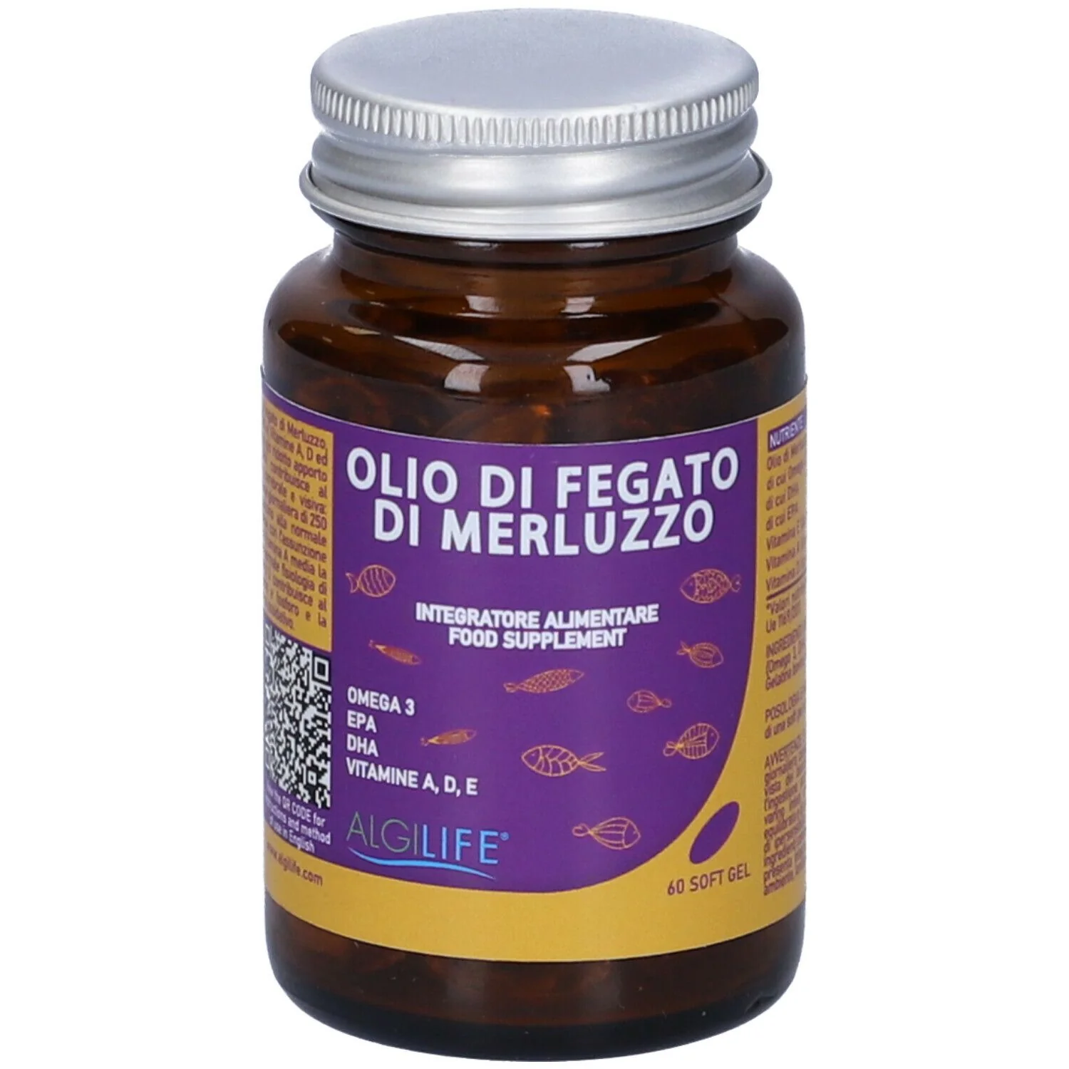 OLIO DI FEGATO DI MERLUZZO 60 PERLE