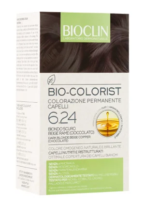 BIOCLIN BIO-COLORIST 6.24 BIONDO SCURO BEIGE RAME