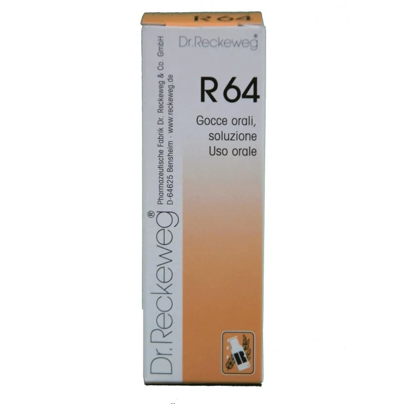 DR. RECKEWEG R64 GOCCE ORALI OMEOPATICHE 22 ML