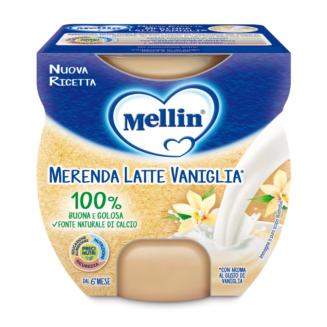 MELLIN MERENDA LATTE VAN 2X100G