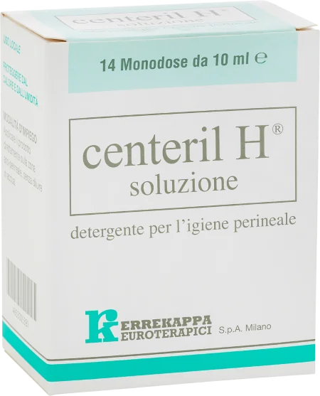 CENTERIL H SOLUZIONE DETERGENTE PERINEALE 14 MONODOSI