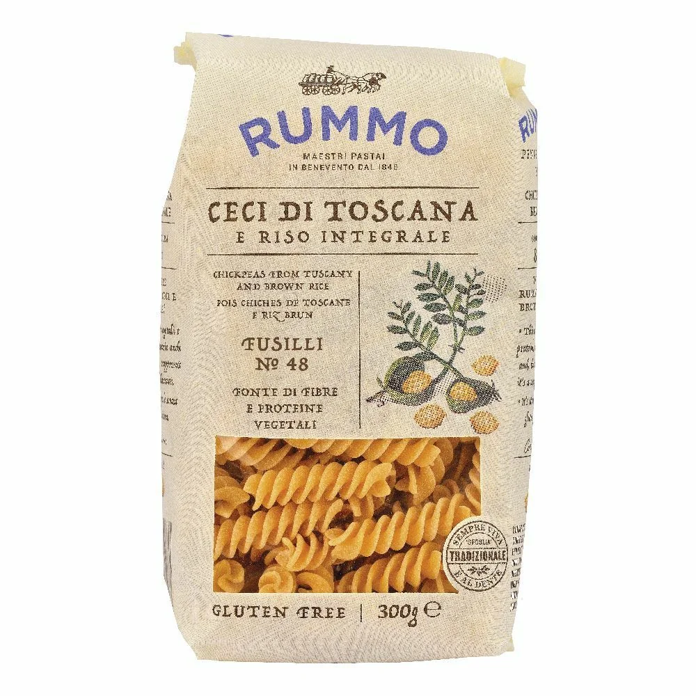 RUMMO FUSILLI N 48 CECI DI TOSCANA E RISO INTEGRALE 300 G