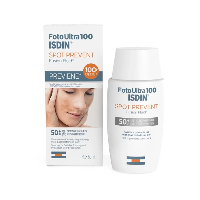 ISDIN FOTO ULTRA 100 SPOT PREVENT FUSION FLUID 50 ML - PROTEZIONE SOLARE SPF 50+