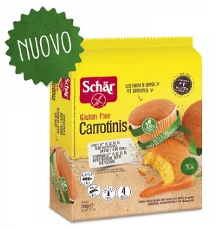 Schar Carrotinis Merendine Senza Glutine 4x50 g 