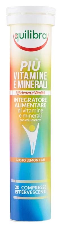 EQUILIBRA PIU' VITAMINE E MINERALI 20 COMPRESSE EFFERVESCENTI