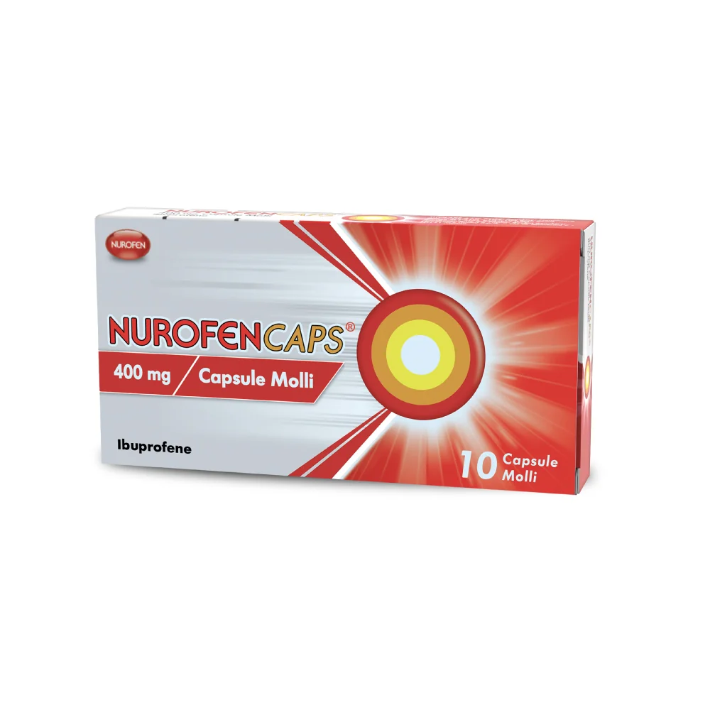 Nurofencaps 400 mg 10 Capsule Molli Ibuprofene