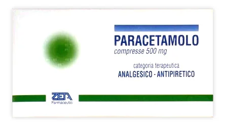 PARACETAMOLO ZETA 500 MG ANALGESICO 20 COMPRESSE