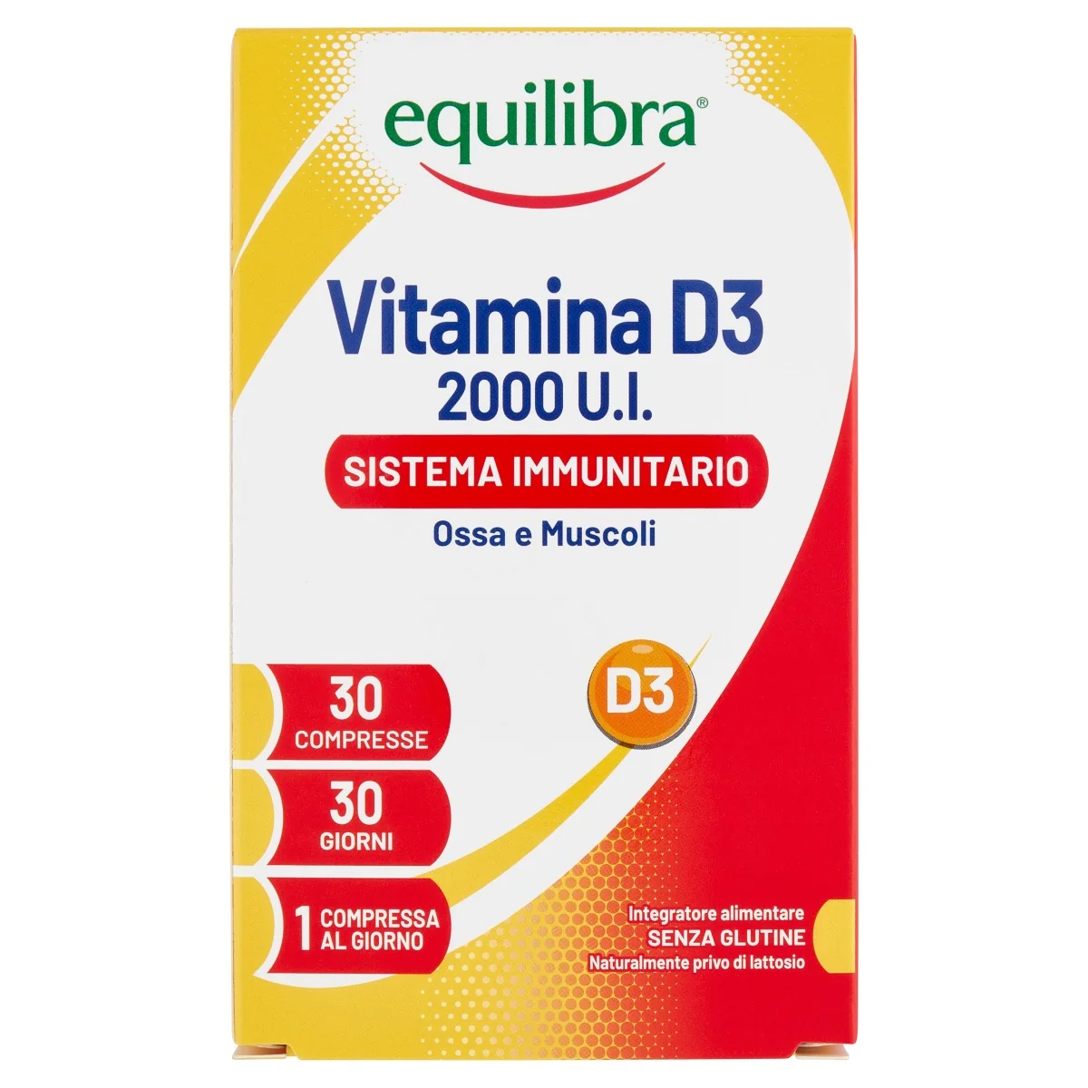 EQUILIBRA VITAMINA D3 2000 U.I. 30 COMPRESSE