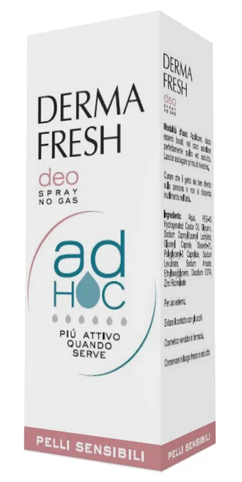 DERMAFRESH AD HOC PELLI SENSIBILI DEODORANTE SPRAY NO GAS 100 ML