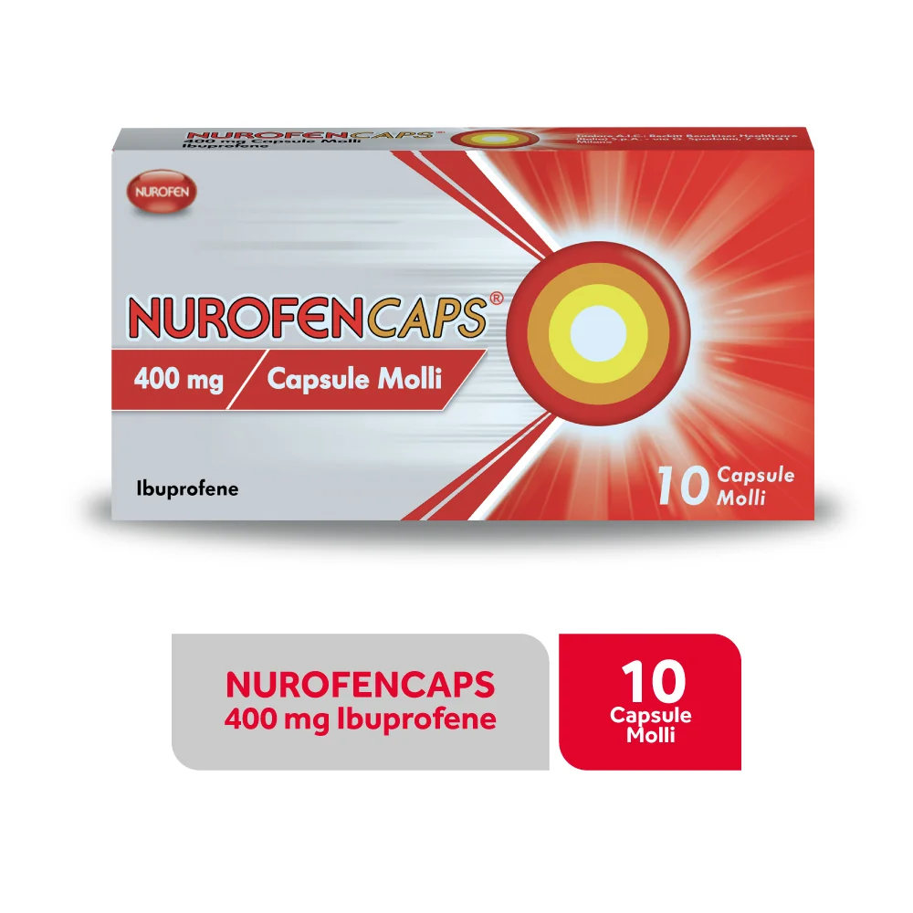 Nurofencaps 400 mg 10 Capsule Molli Ibuprofene