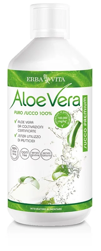 ERBA VITA ALOE VERA PREMIUM PURO SUCCO 100% 500 ML