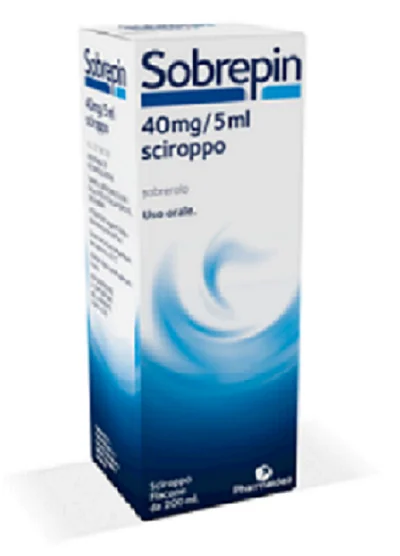 SOBREPIN SCIROPPO TOSSE GRASSA MUCOLITICO 40 MG/5 ML