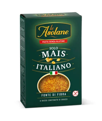 LE ASOLANE FONTE FIBRA ANELLINI PASTINA SENZA GLUTINE 250 G