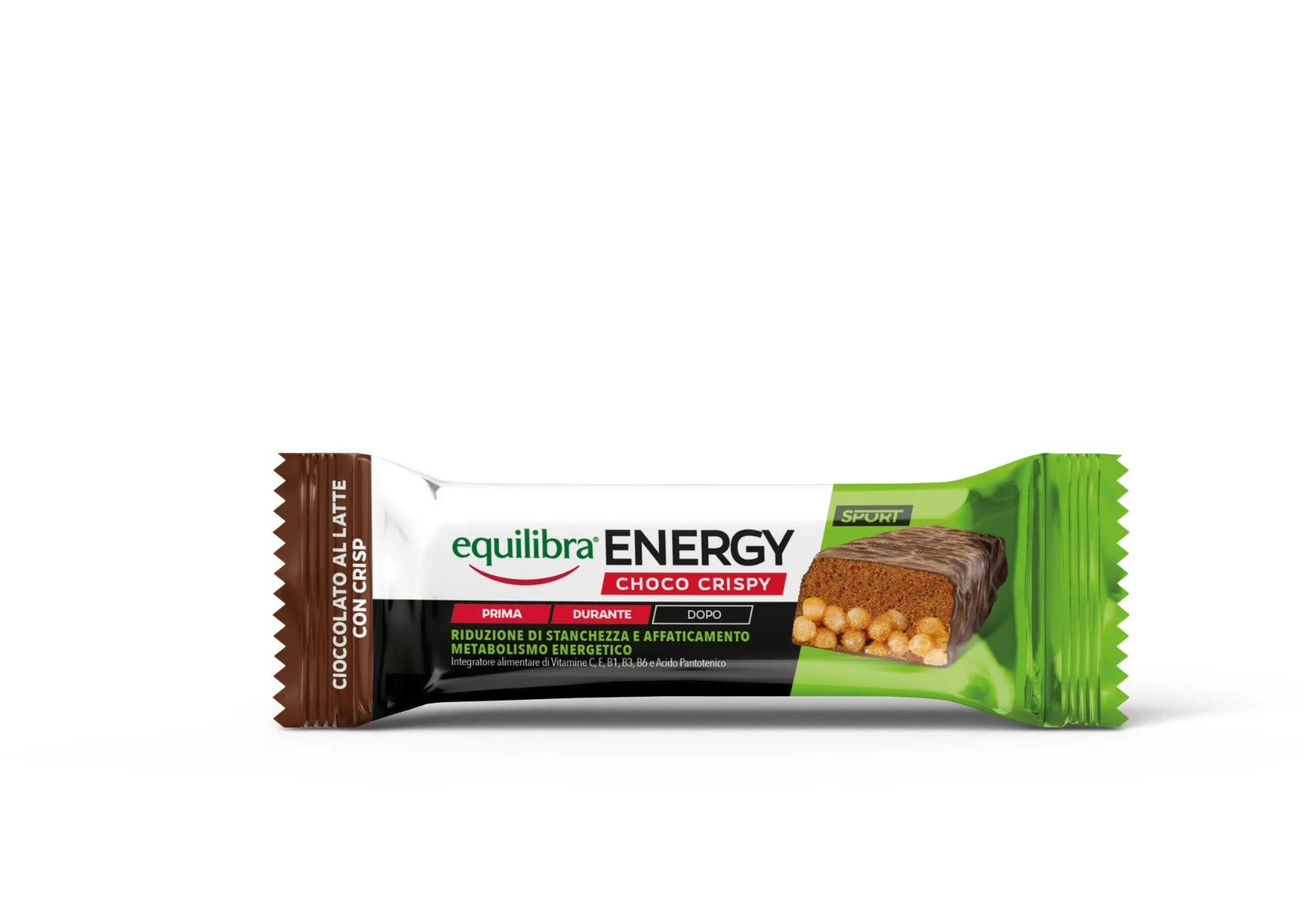 Equilibra Energy Choco Crispy 40 G Multivitaminico in Barretta