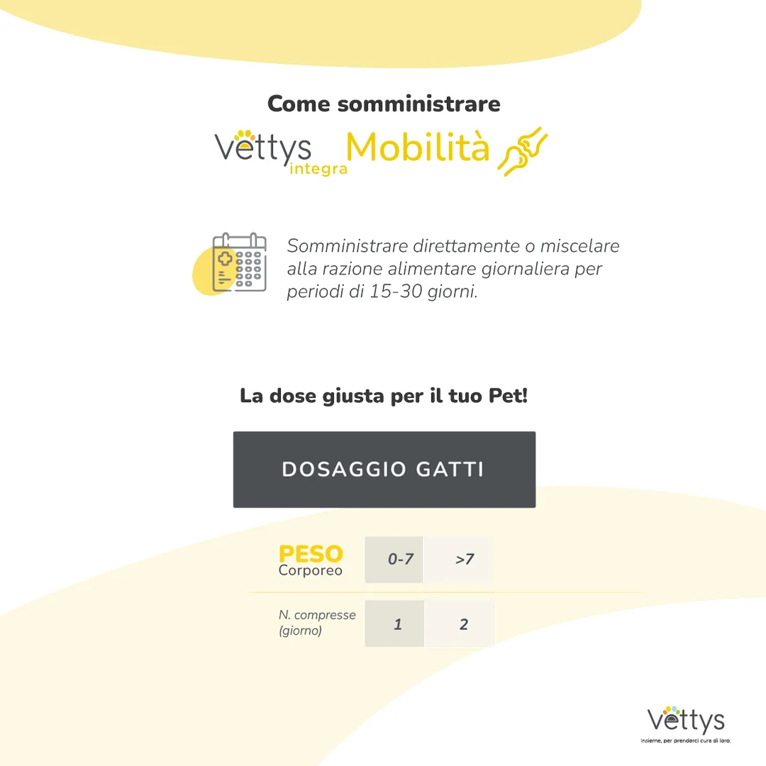 Vettys Integra Mobilita' Gatto 30 Compresse Mobilità del Gatto