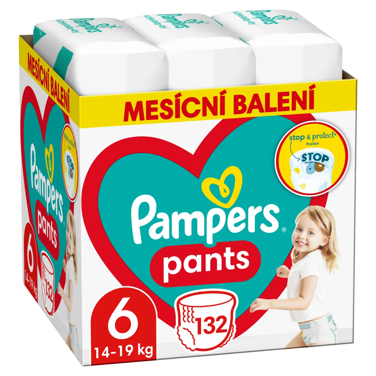 PAMPERS PANTS 6 X 132