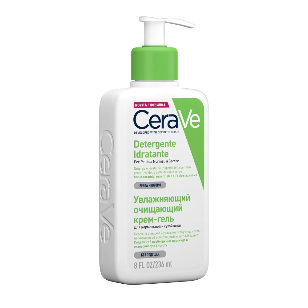 Cerave Detergente Idratante 236 ml Per Pelle Normale e Secca