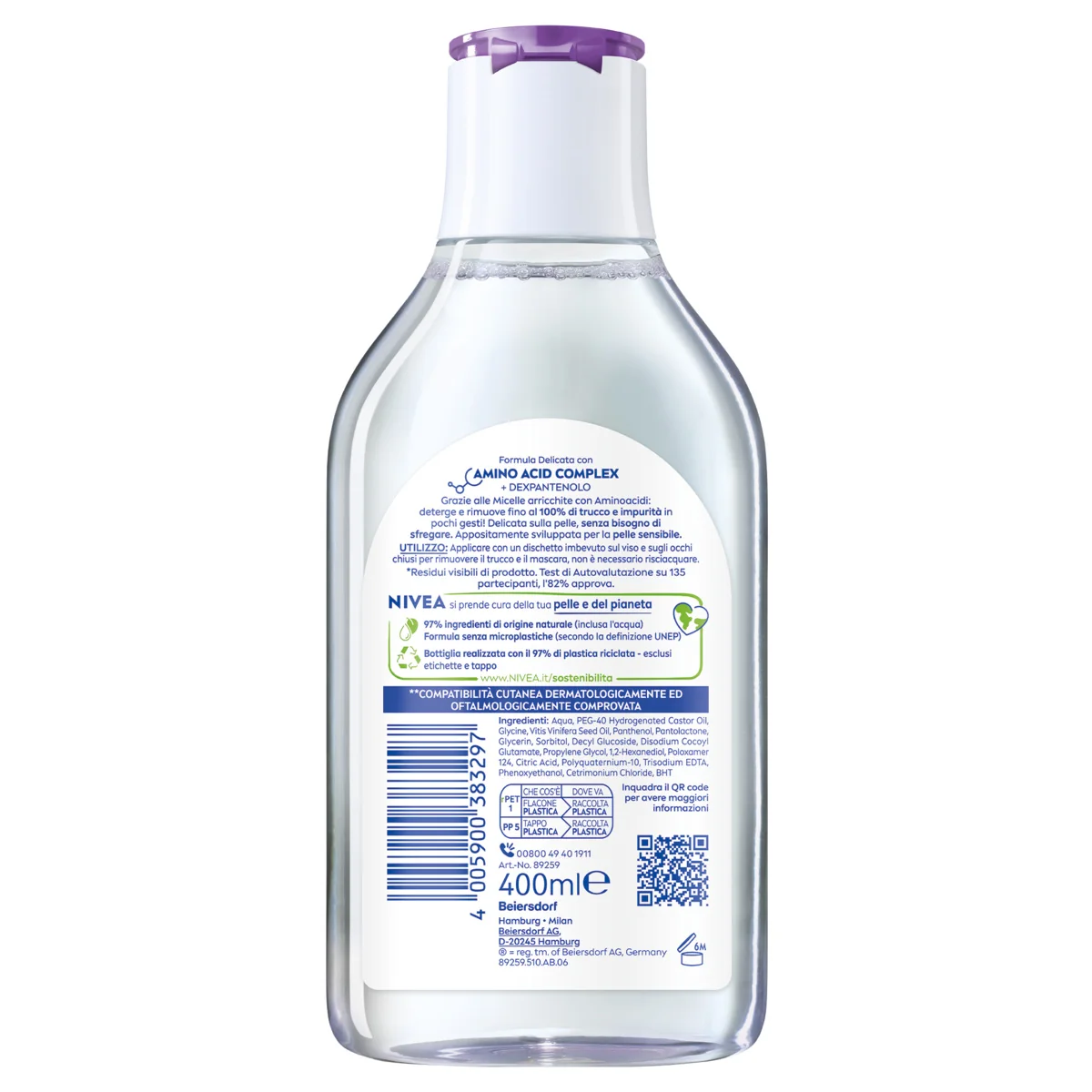 Nivea MicellAIR Acqua Micellare Detergente ed Idratante